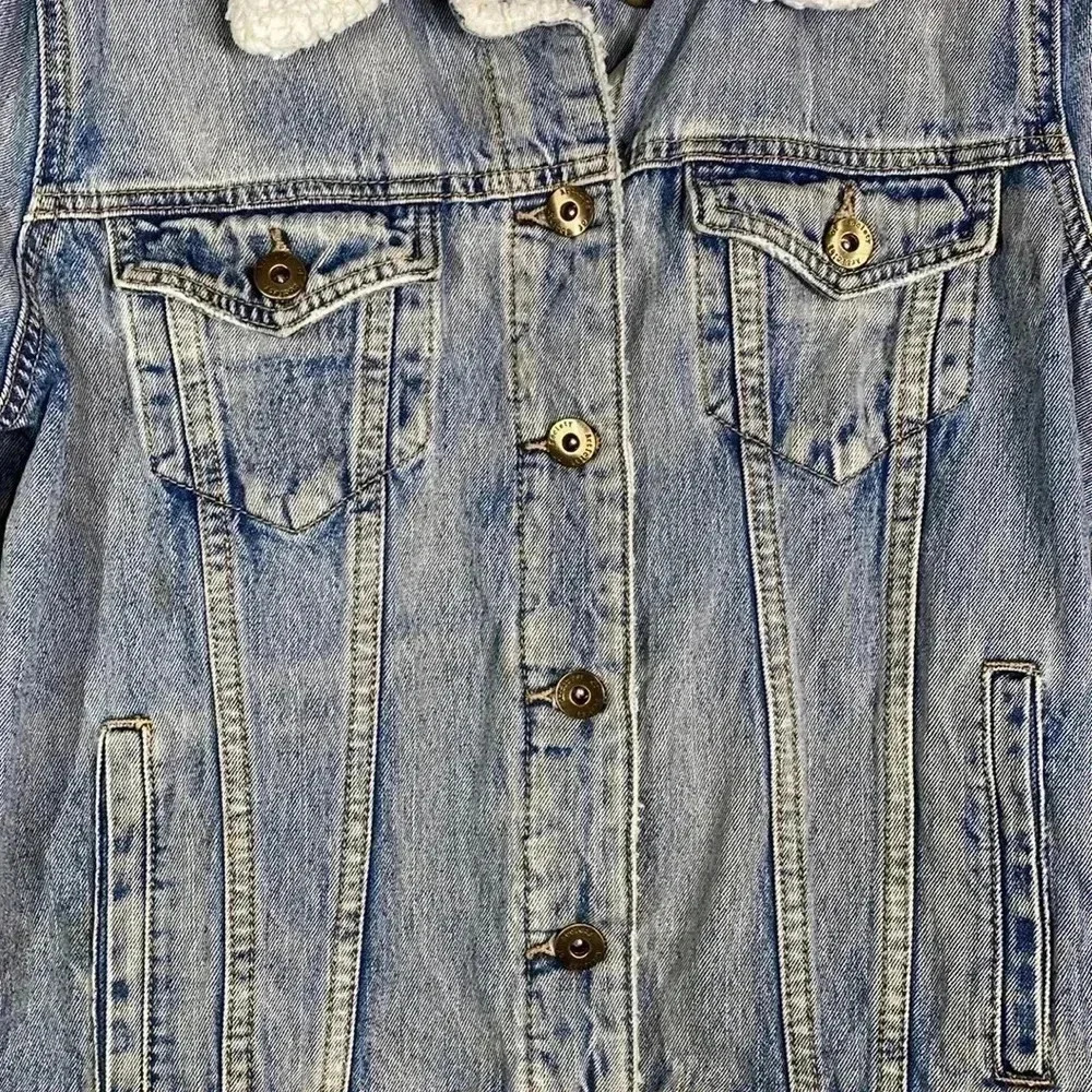 Articles of Society Los Angeles Women’s Sherpa Denim Jacket - Picture 6 of 8